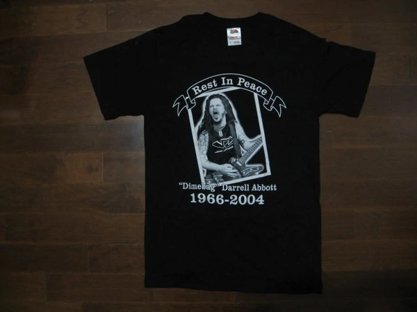 DIMEBAG DARRELL - Rest In Peace - T-Shirt / Printed Front And Back
